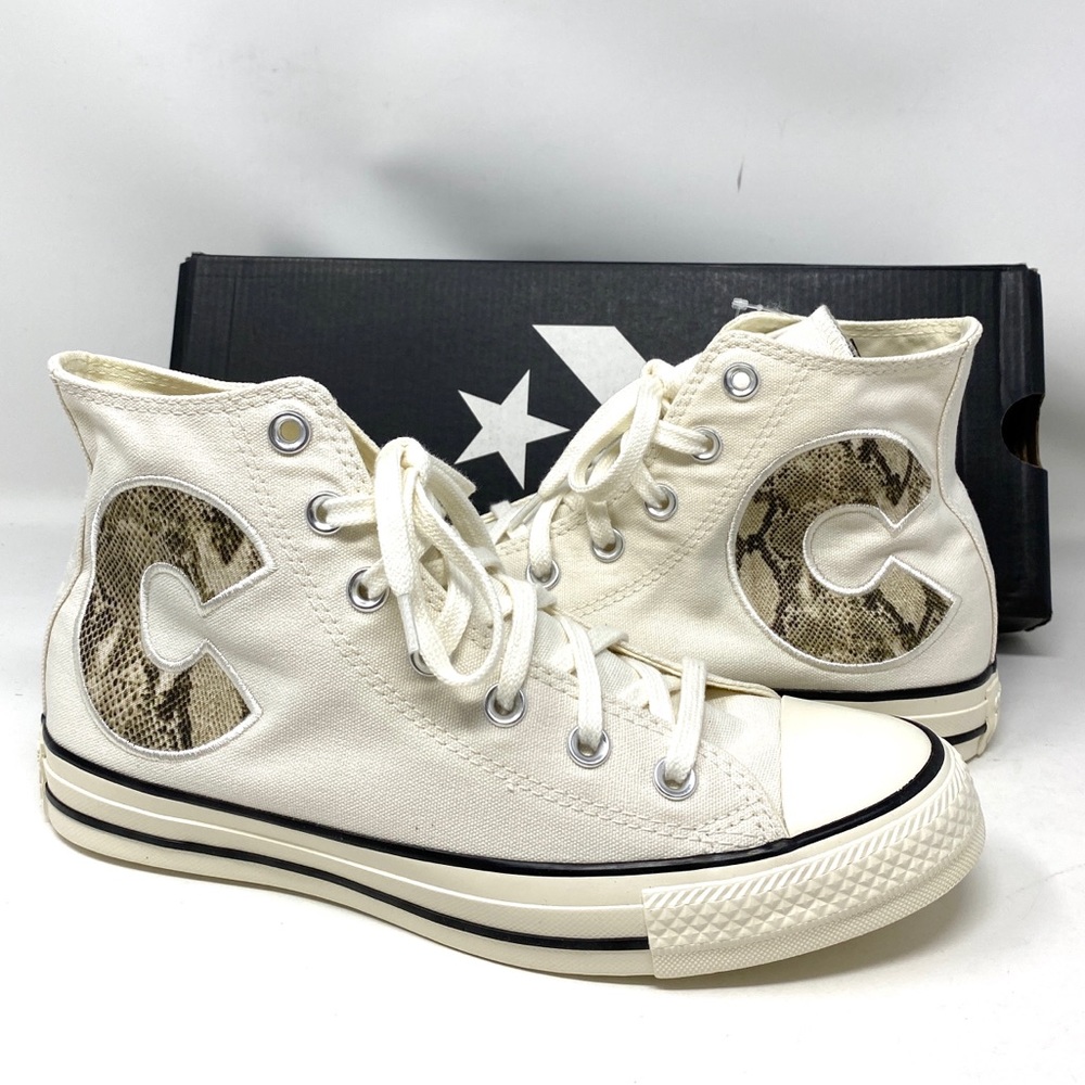 Converse Ctas High Canvas Egret Women’s Sneakers Size 6.5